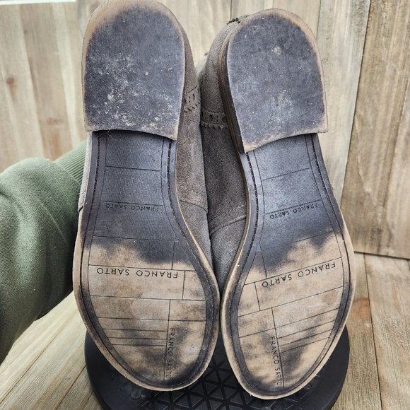 Womens Franco Sarto size 10 Ankle High Leather Bootie Boots - Picture 7 of 9